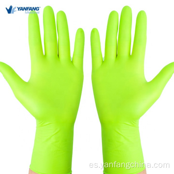 Guantes de nitrilo dispositable médico